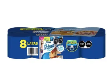 Leche Condensada Nestlé La Lechera 8 Latas 375 g c/u