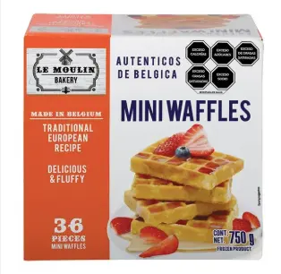 Mini Waffles Le Moulin Bakery 750 gr