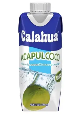 Agua de coco Calahua Acapulcoco 330 ml