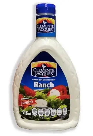Aderezo Ranch Clemente Jaques 710Ml.