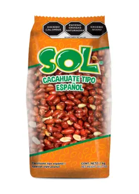 Cacahuate Español Sol  1 kg.