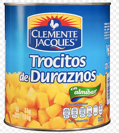 Durazno en trozo Clemente Jaques 3 Kg.