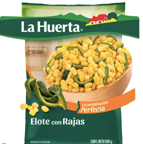 Elote con Rajas 500 Gr. La Huerta