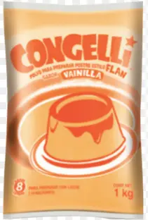 Flan de Vainilla Congelli 1 Kg.