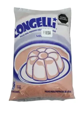 Gelatina Agua Surtido Congelli 1 kg.
