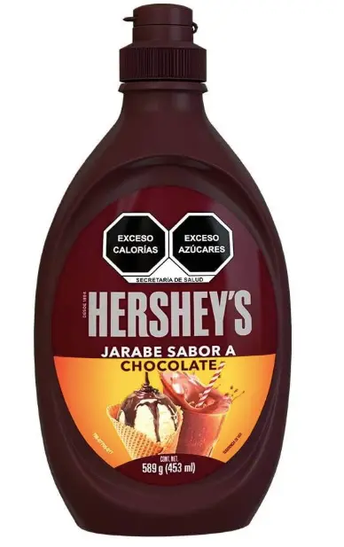 Jarabe Hershey's sabor chocolate pack 3 piezas589 g