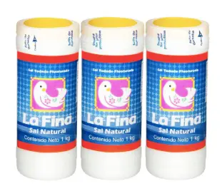 Sal la Fina 3 botes de 1 Kg.