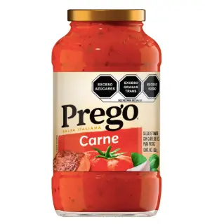 Salsa para pasta Prego con carne 680 g