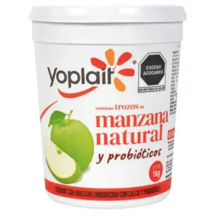 Yoghurt Yoplait Manzana Natural 1 kg