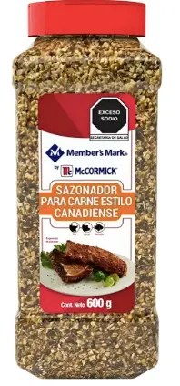 Sazonador Estilo Canadiense para carne Tone's 794g