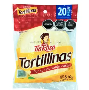 Tortilla de Harina 20 Piezas