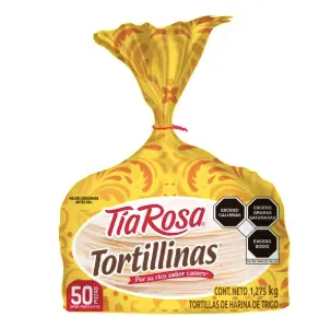 Tortillas de Harina Tía Rosa Tortillinas 50 Piezas
