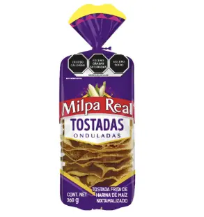 Tostadas Milpa Real 360 Gr.