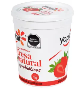 Yoghurt Yoplait con fresas 1 kg