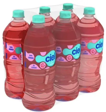 Agua Ciel 1 Lt. 6 piezas Sabor Jamaica