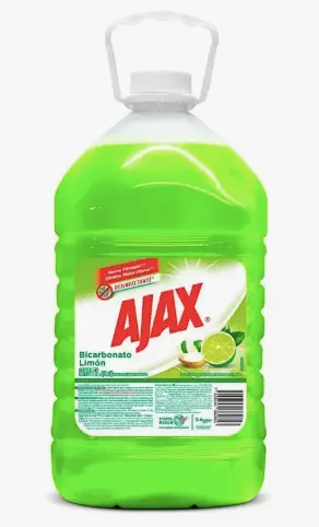 Limpiador Líquido Multiusos Ajax Bicarbonato Limón 5 L