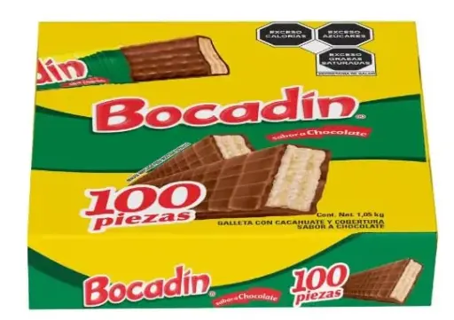 Chocolate Bocadin 100 pzas