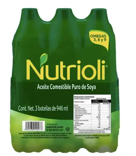 Aceite Nutrioli 946 Ml.