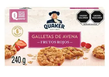 Galletas de avena Quaker con frutos rojos 6 paquetes de 40 g c/u