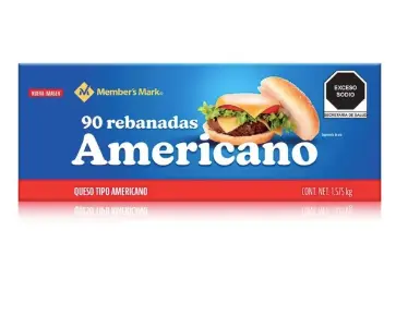 Imitación de Queso Americano Member's Mark 1.57 Kg