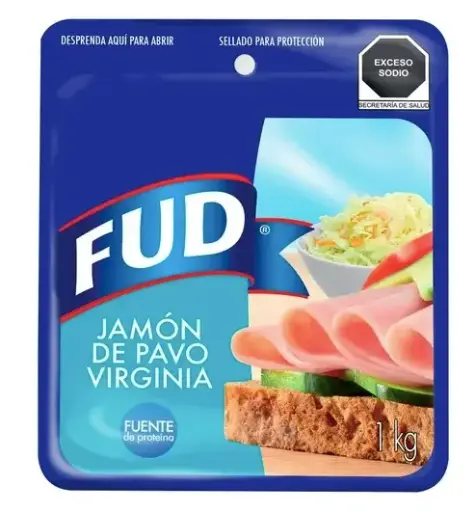 Jamón de Pavo FUD Virginia 1 Kg
