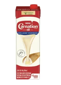Leche evaporada Carnation clavel 930 ml