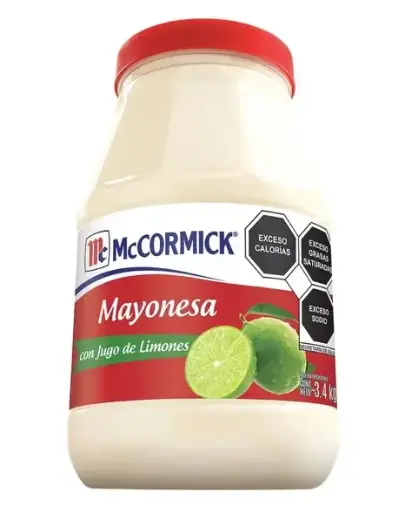 Mayonesa McCormick con Jugo de Limones 3.4 Kg