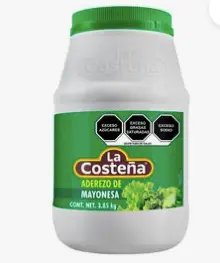 Aderezo de mayonesa La Costeña  3.800 K