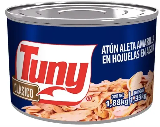 Atún Tuny en Aceite 1.8 Kg.