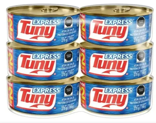 Atún en Agua Tuny 270 Gr.