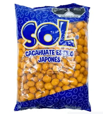 Cacahuate Japonés Sol 1 kg.