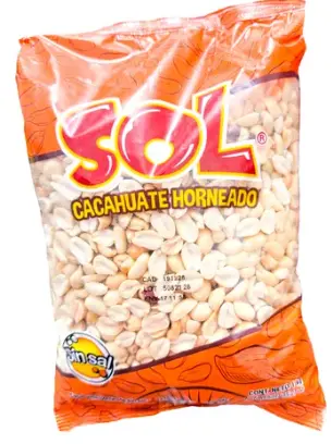 Cacahuate Natural Sol 1 Kg.