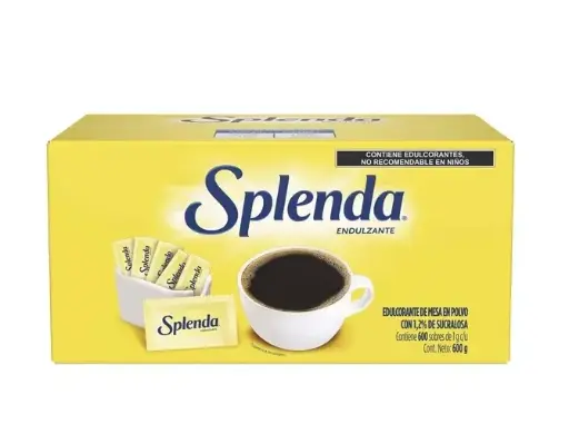 Endulzante Splenda 600 Sobres de 1 g c/u