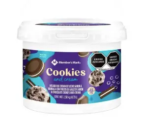 Helado Cookies & Cream 4.7 l. Member's Mark