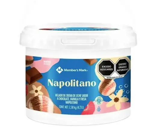 Helado Napolitano Member's Mark 4.7 l.