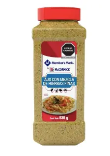 Ajo con Mezcla de Hierbas Finas Member's Mark by McCormick 535 g