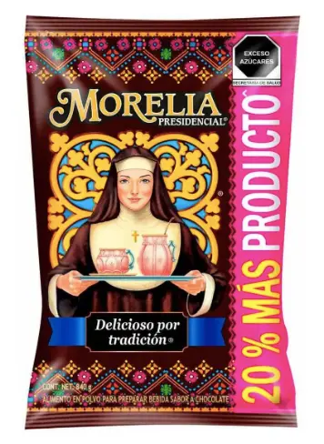 Alimento en polvo para preparar bebida Morelia Presidencial sabor chocolate 840 g