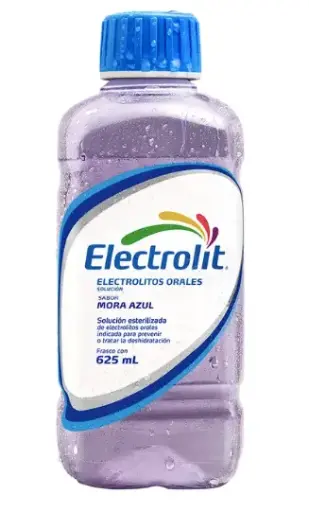 Electrolit 625 Ml. Sabor Mora Azul 6 Pieza