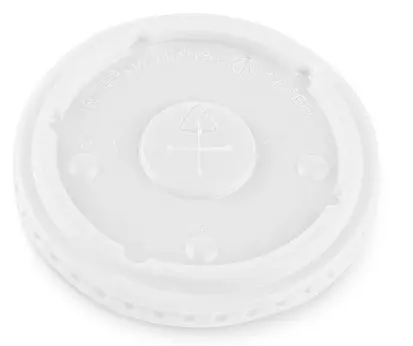 Tapa plana 16 onz con 100 pzas