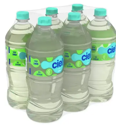Agua Ciel 1 Lt. 6 Piezas Sabor limon