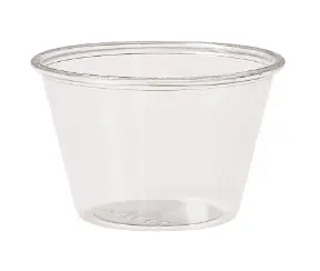 Vaso Para Postre 4 Oz. Paquete con 25 Piezas