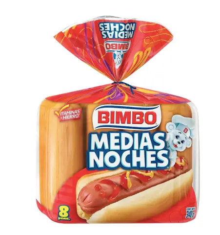 PAN PARA HOT DOG BIMBO 8 PZ