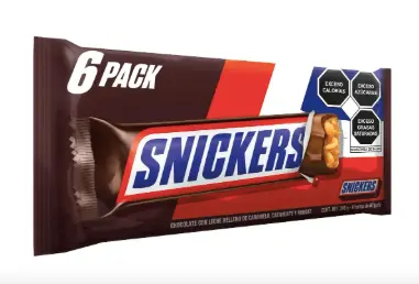 Snicker's con 6 Piezas